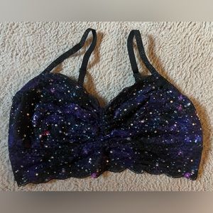 PINK Galaxy Pattern Bralette